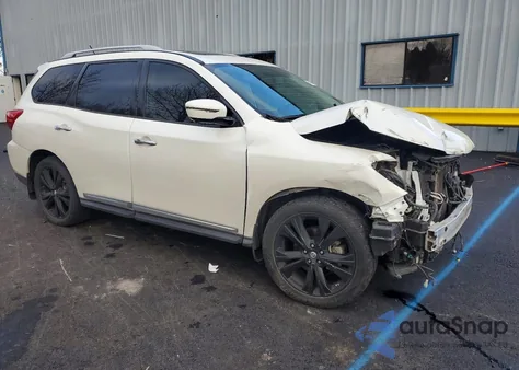 2017 Nissan Pathfinder S z USA, uszkodzony, nr VIN 5N1DR2MM3HC633355